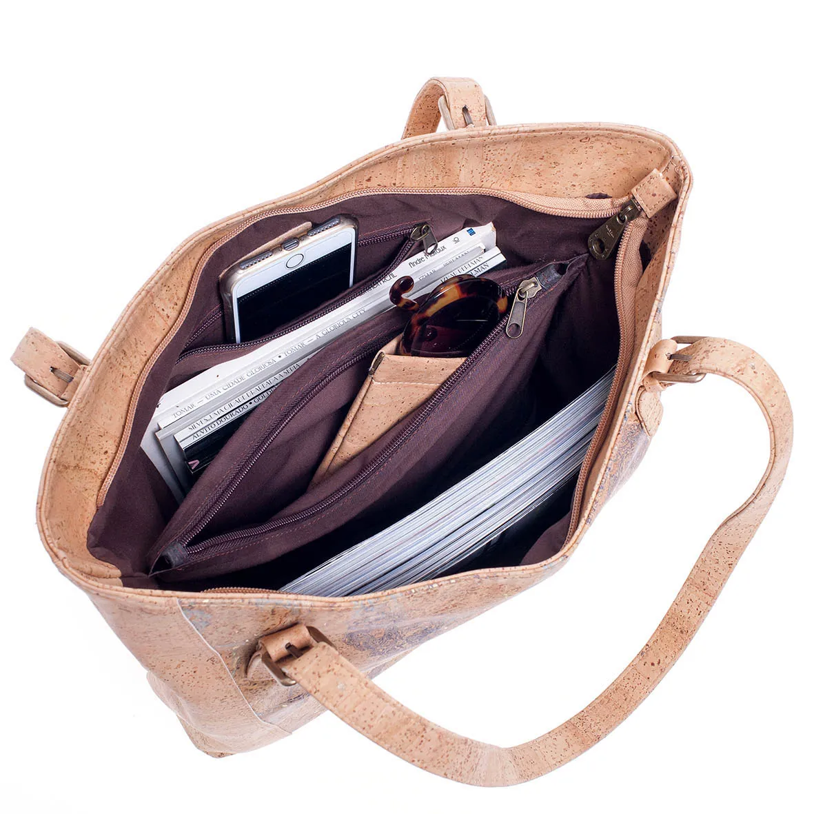 Shoulder bag - Natural - Map Montado