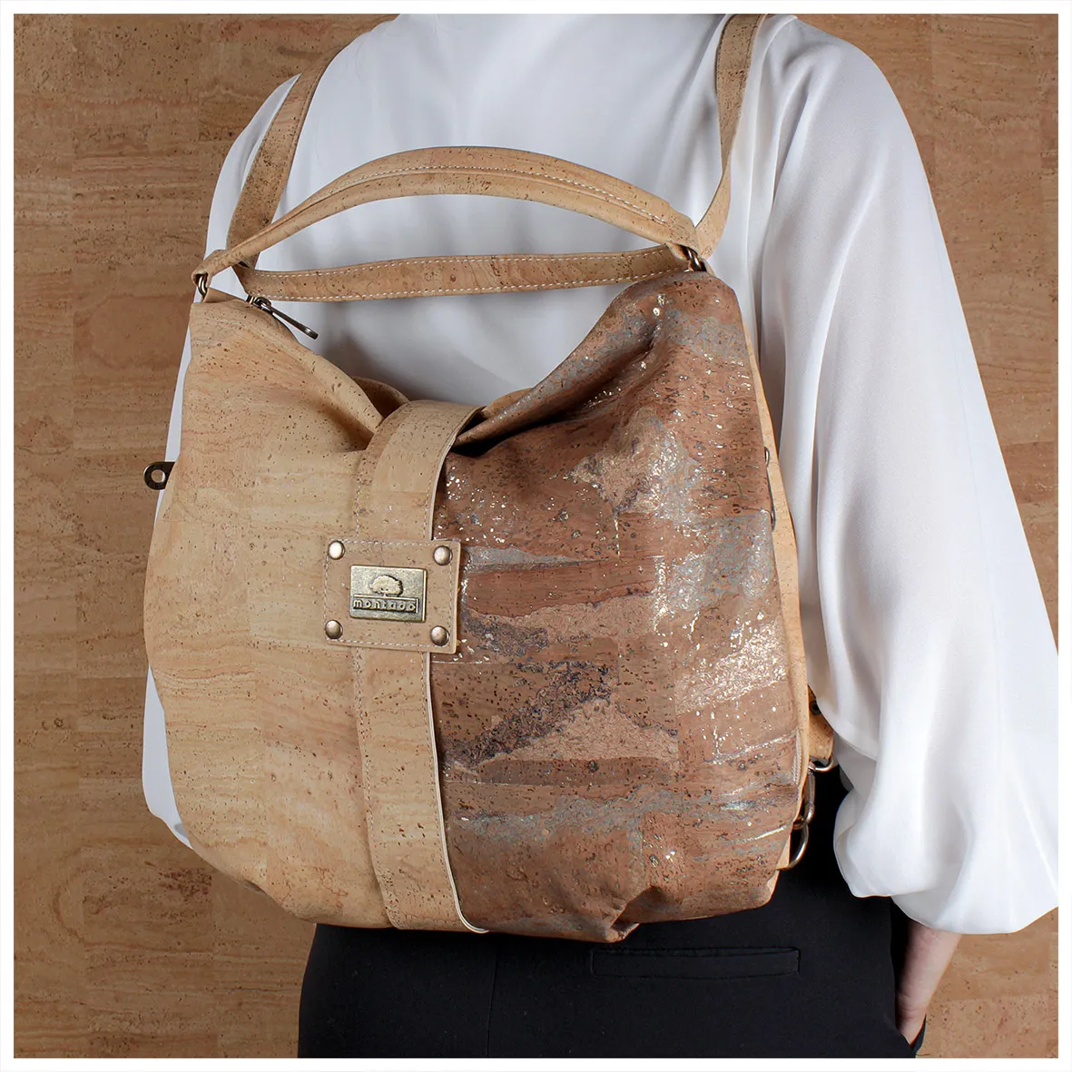 3-in-1 Cork Bag and Backpack