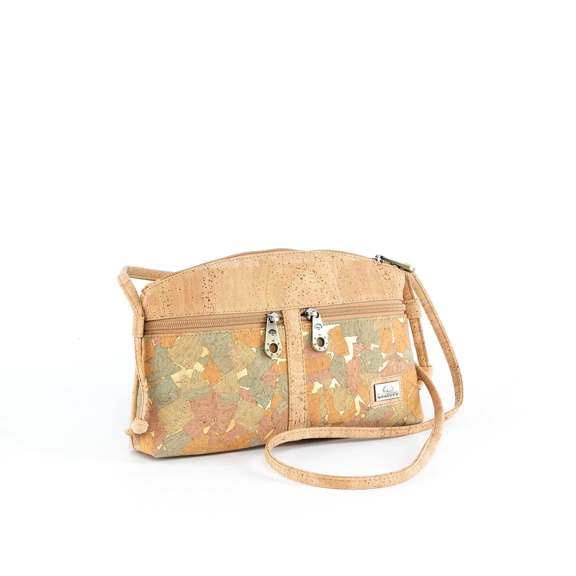 Mala de Tiracolo em Cortiça com Abertura Arredondada