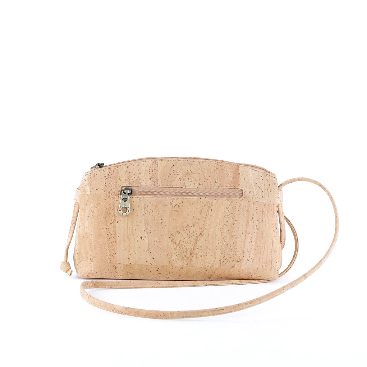 Mala de Tiracolo em Cortiça com Abertura Arredondada