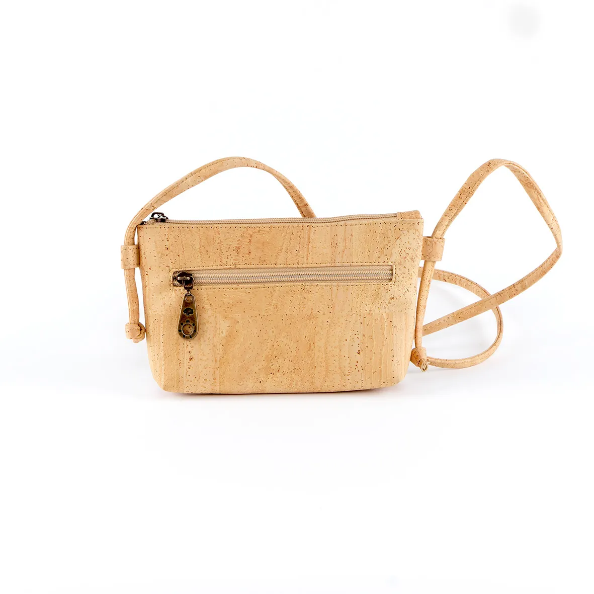 Small Rectangular Lined Cork Bag