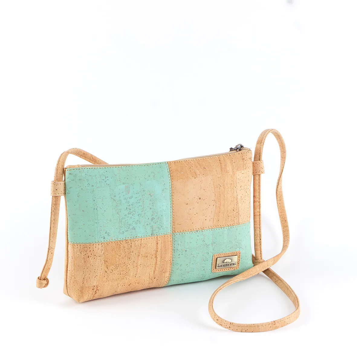 Mala de Tamanho Grande em Cortiça e de Linhas Retangulares