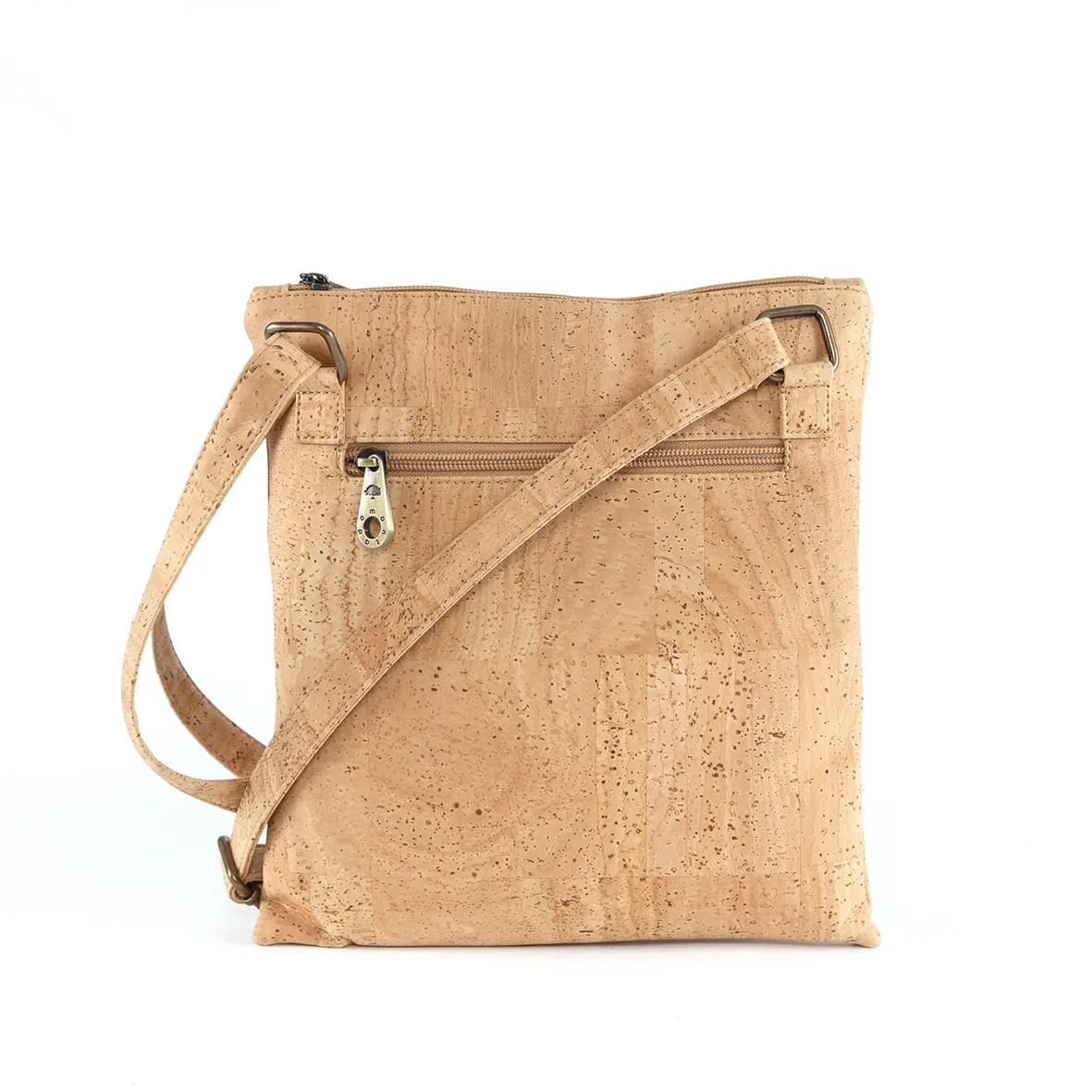 Mala de Tiracolo em Cortiça com Bolsos Frontais