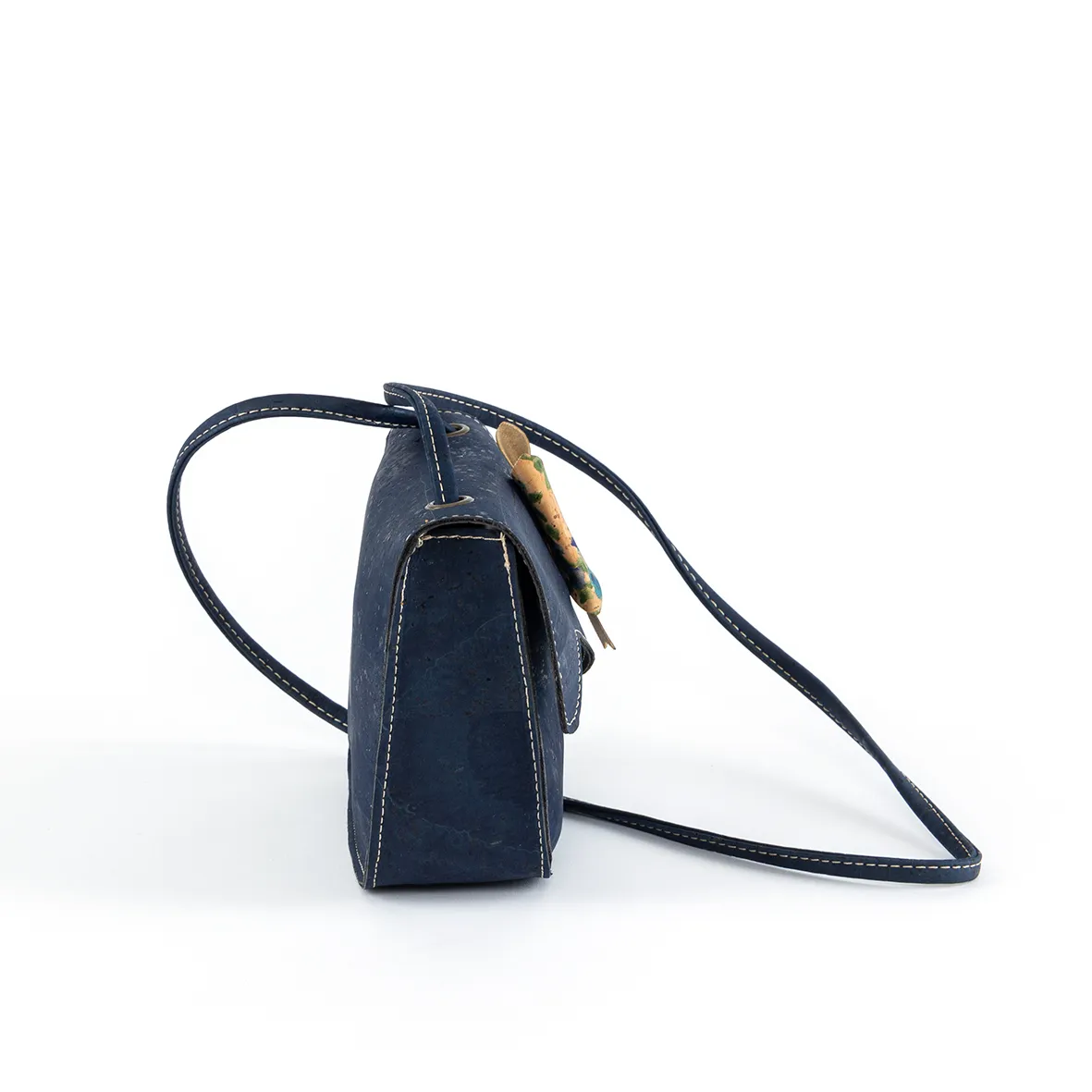 Eco-Friendly Children's Bag with Cork Bow