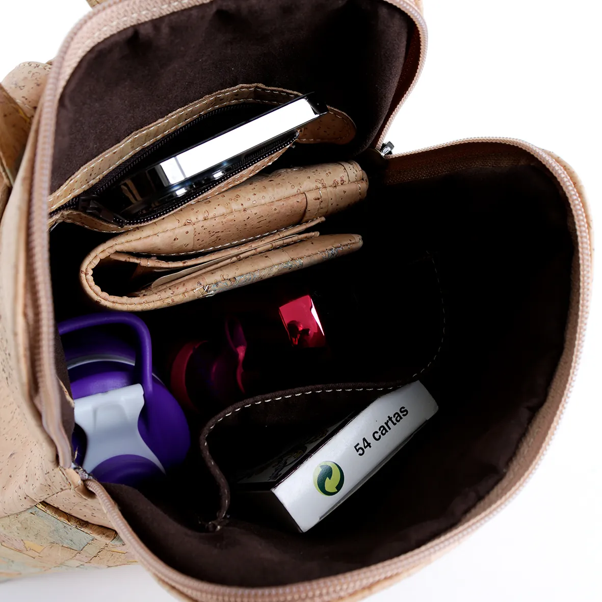 Stylish Cork Backpack with Distinctive Design