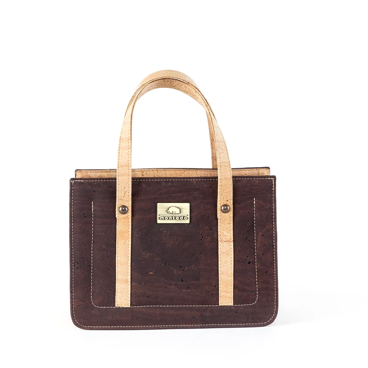 Cork Structured Bag: Handbag and Shoulder Bag
