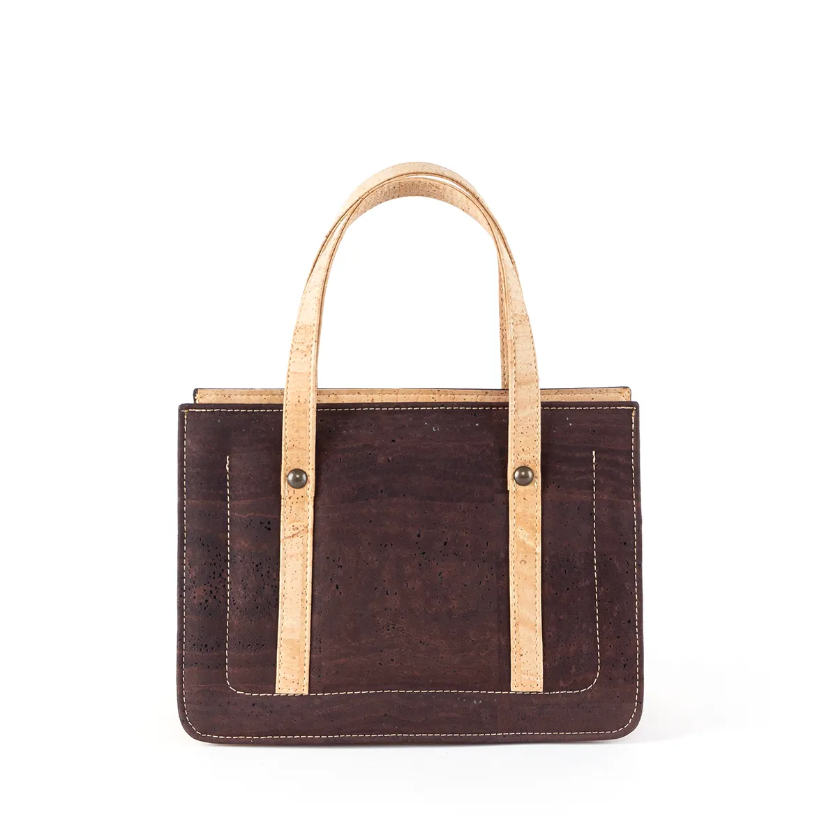 Cork Structured Bag: Handbag and Shoulder Bag