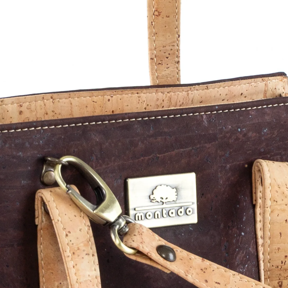 Cork Structured Bag: Handbag and Shoulder Bag