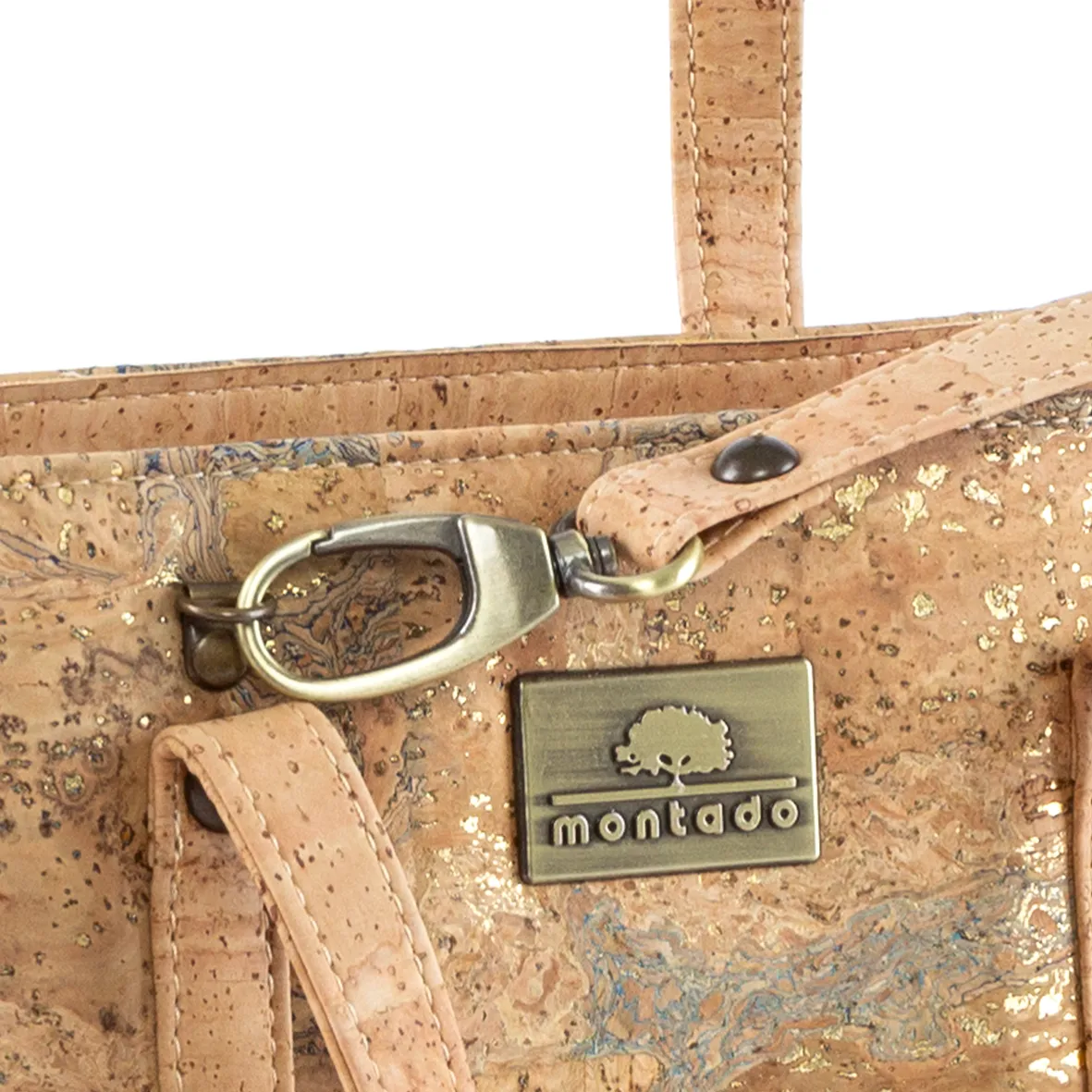 Cork Structured Bag: Handbag and Shoulder Bag