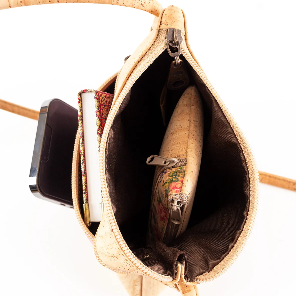 Mala de Cruzar em Cortiça com Cantos Arredondados