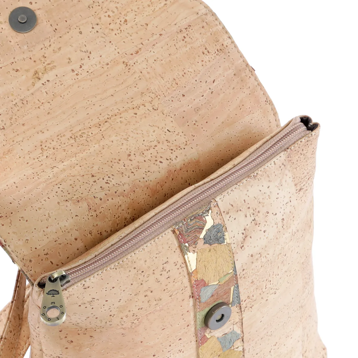 Cork Backpack with Front Flap