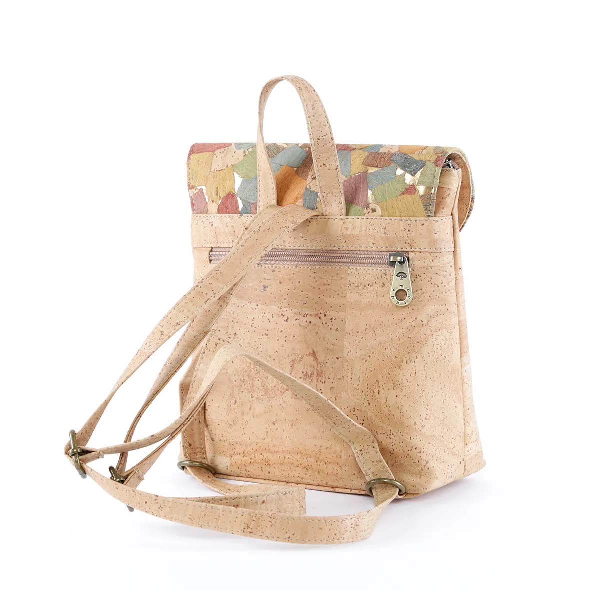 Cork Backpack with Front Flap