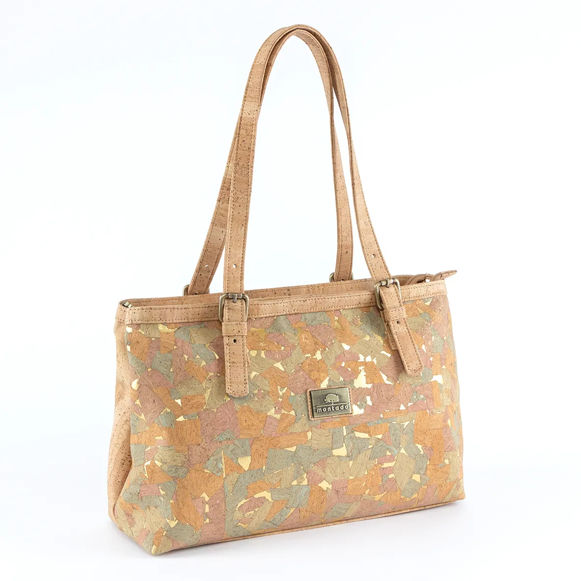Functional Cork Bag with Double Compartment