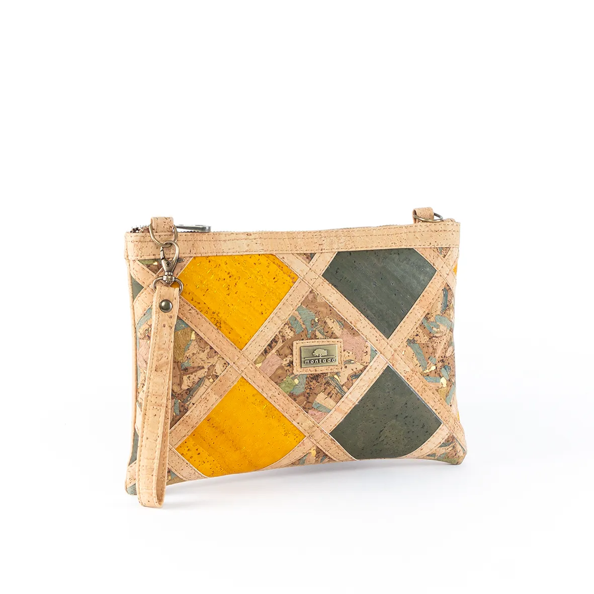 Cork Bag 2-in-1 with Wrist Strap and Shoulder Strap