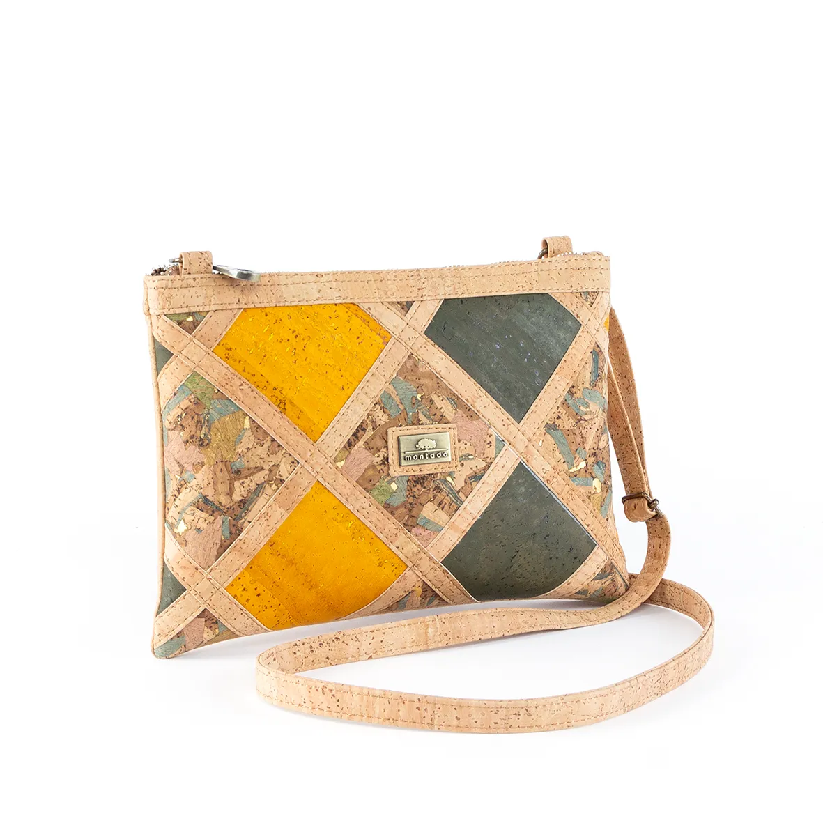 Cork Bag 2-in-1 with Wrist Strap and Shoulder Strap