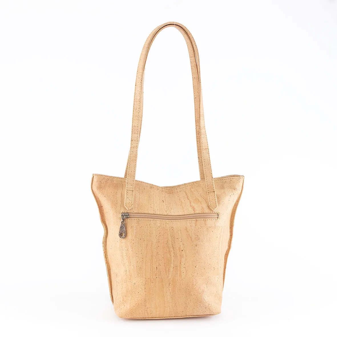 Cork Shoulder Bag with Four Square Design