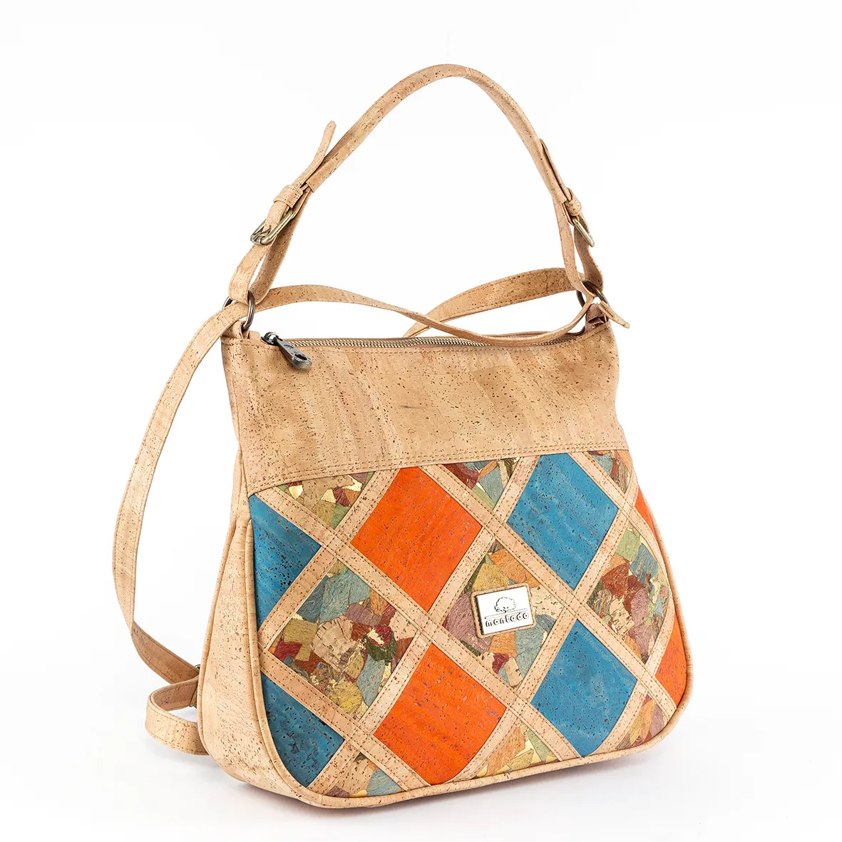 Bag and Backpack, 3 in 1 in Cork, Multifunctional