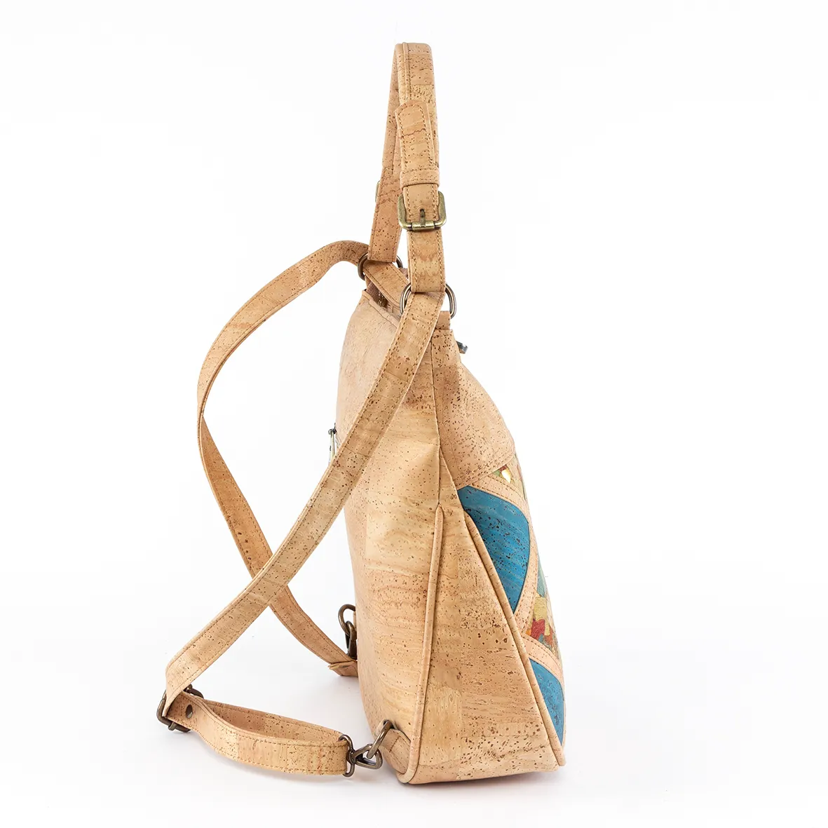 Bag and Backpack, 3 in 1 in Cork, Multifunctional
