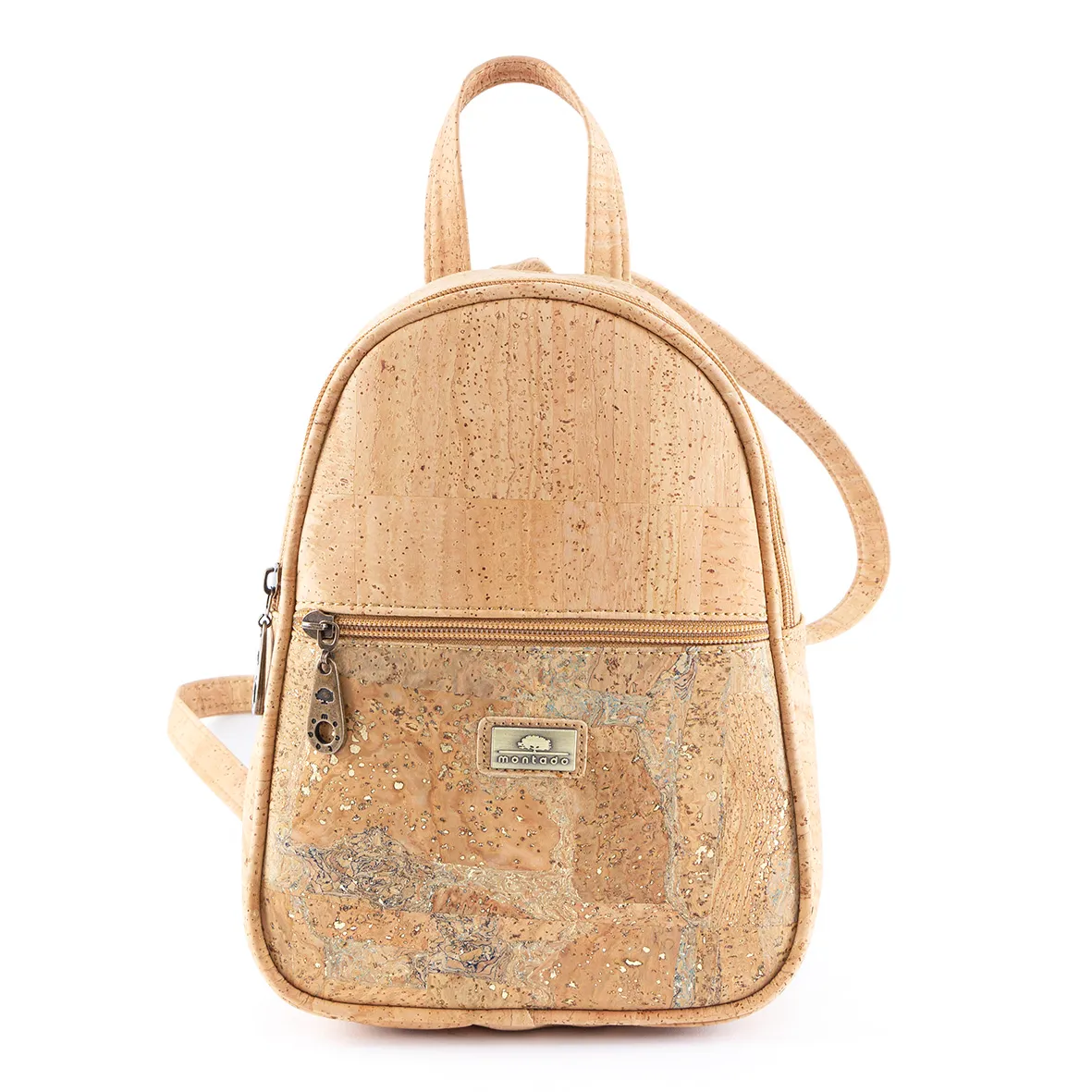 Small Cork Backpack with Compact Design