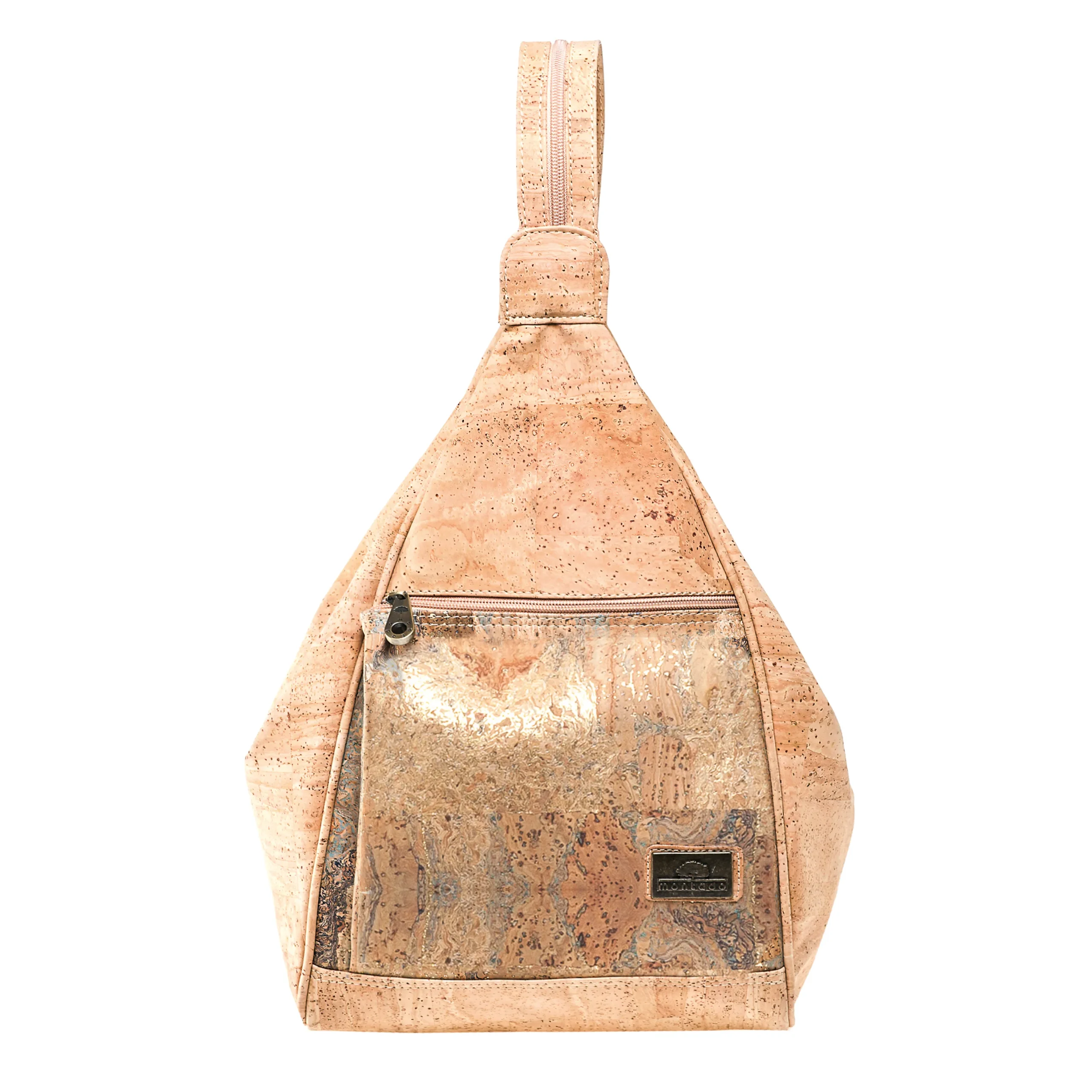 Cork Backpack with Triangular Shape
