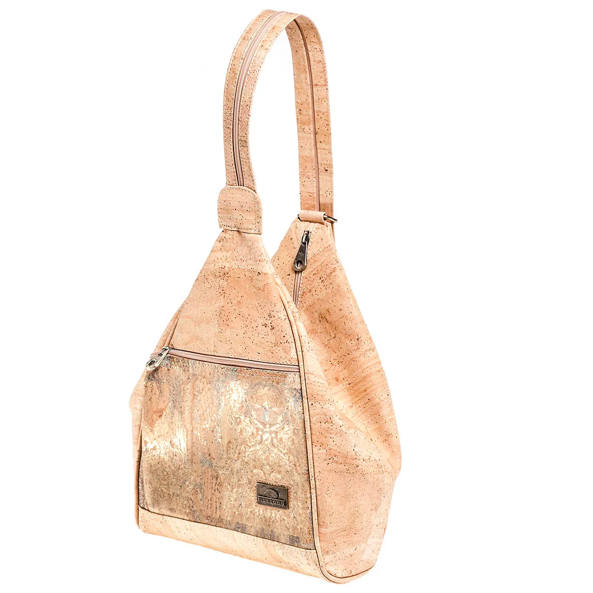 Cork Backpack with Triangular Shape