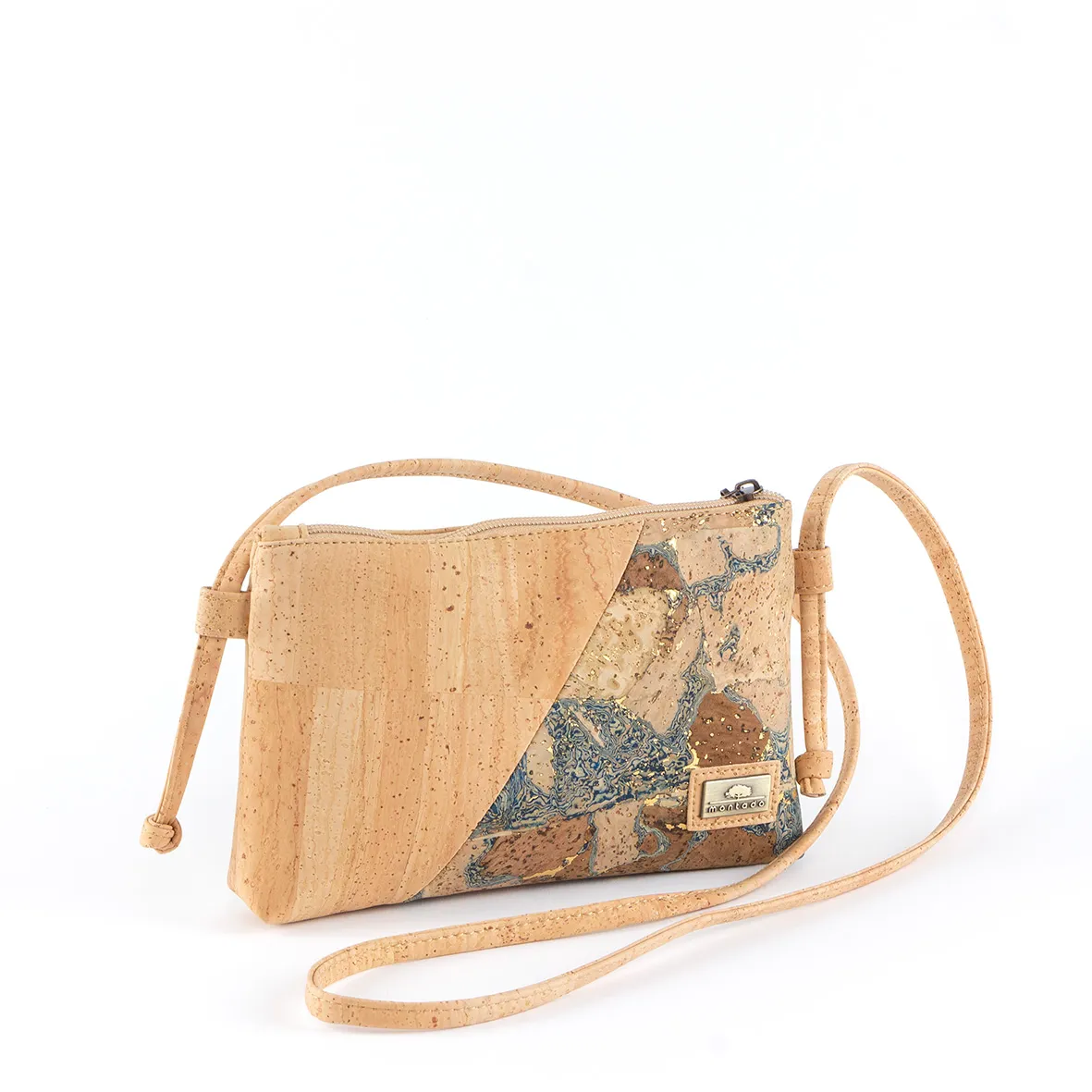 Mala de Tiracolo de Tamanho Médio em Cortiça para o Essencial