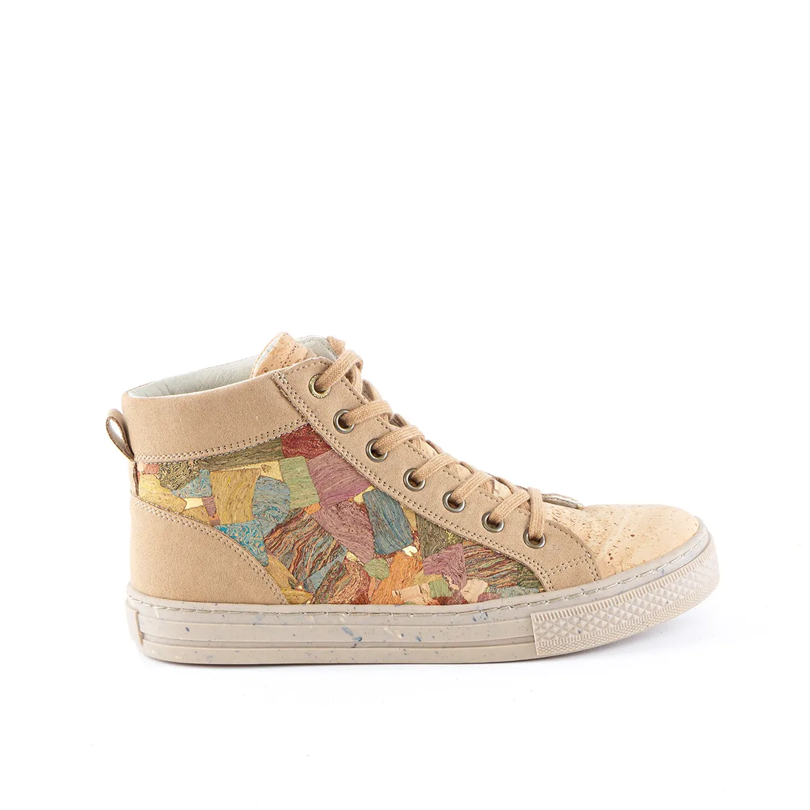 Vegan Cork Boots or Booties in Natural Cork, Natural Comfort, and Casual Design