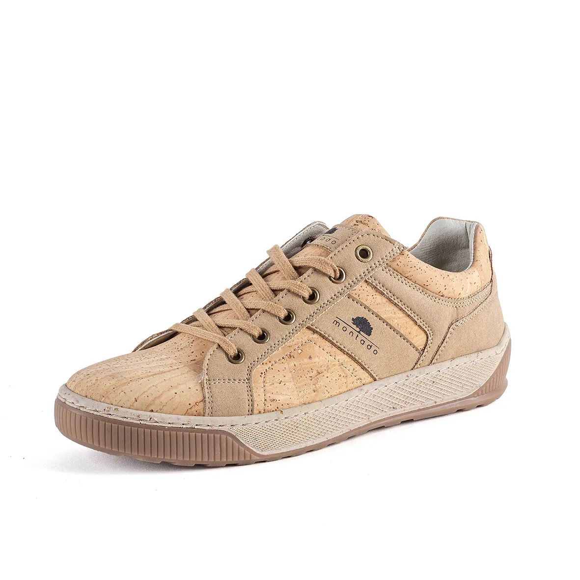 Men's Vegan Cork Trainers, Natural Comfort and Casual Design