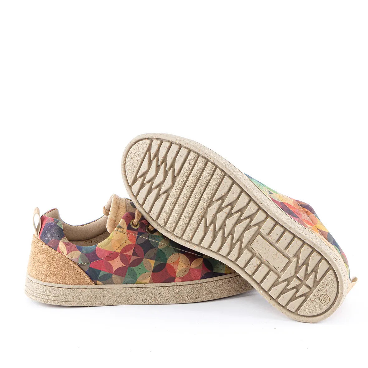 Cork Trainers with Recycled Sole