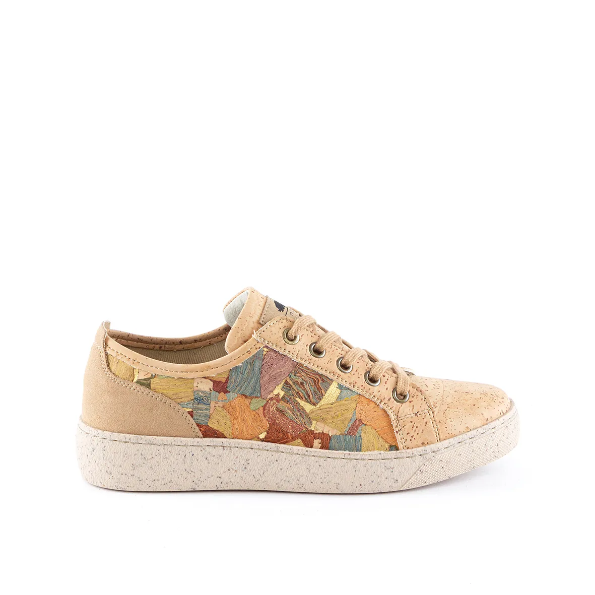 Vegan Cork Trainers with Recycled Materials