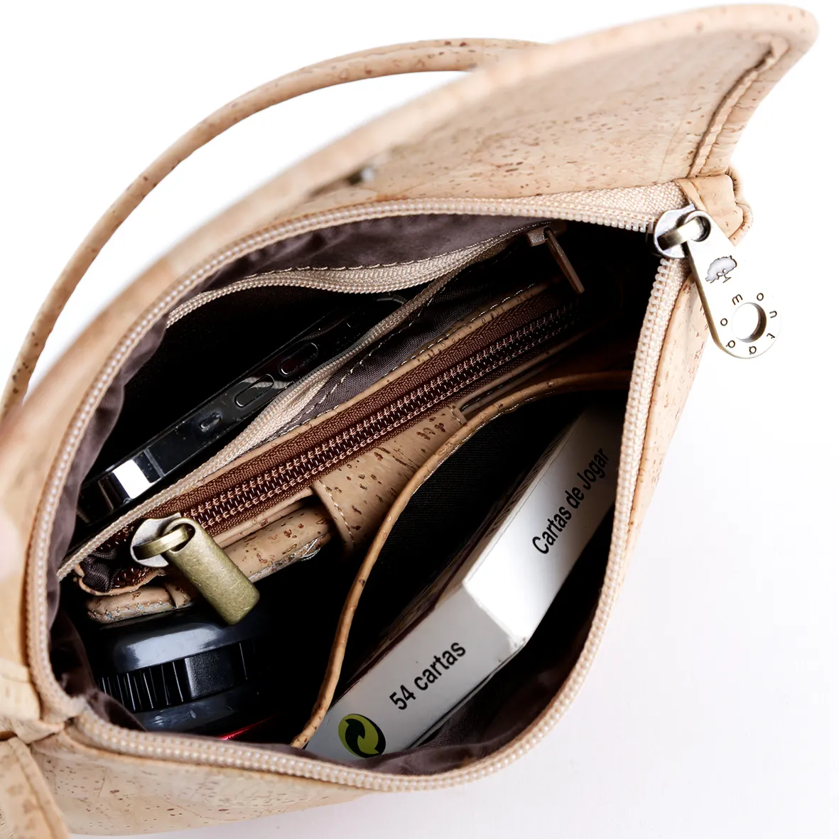 Mala em Cortiça de Tiracolo com Pala