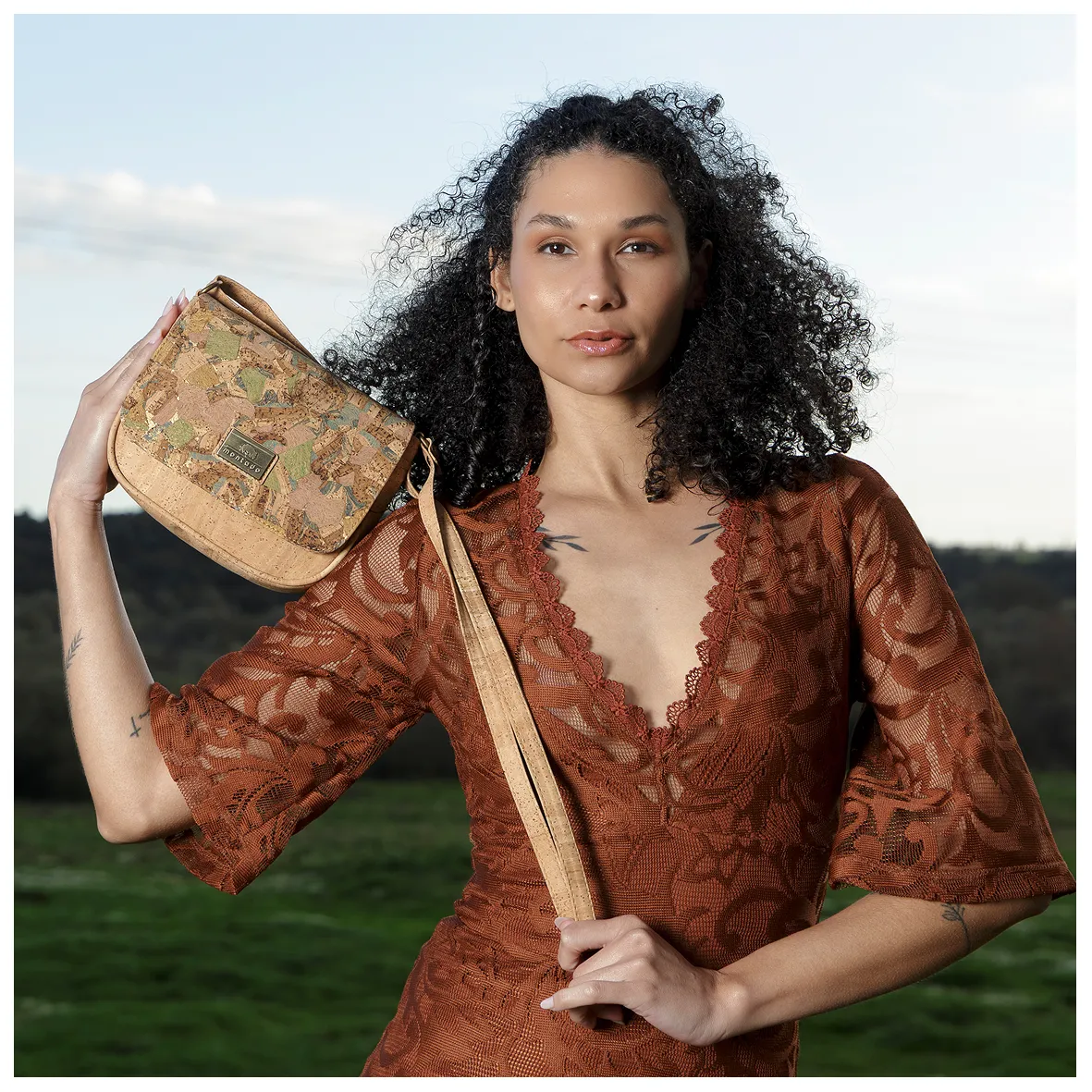 Mala de Tiracolo em Cortiça com Pala