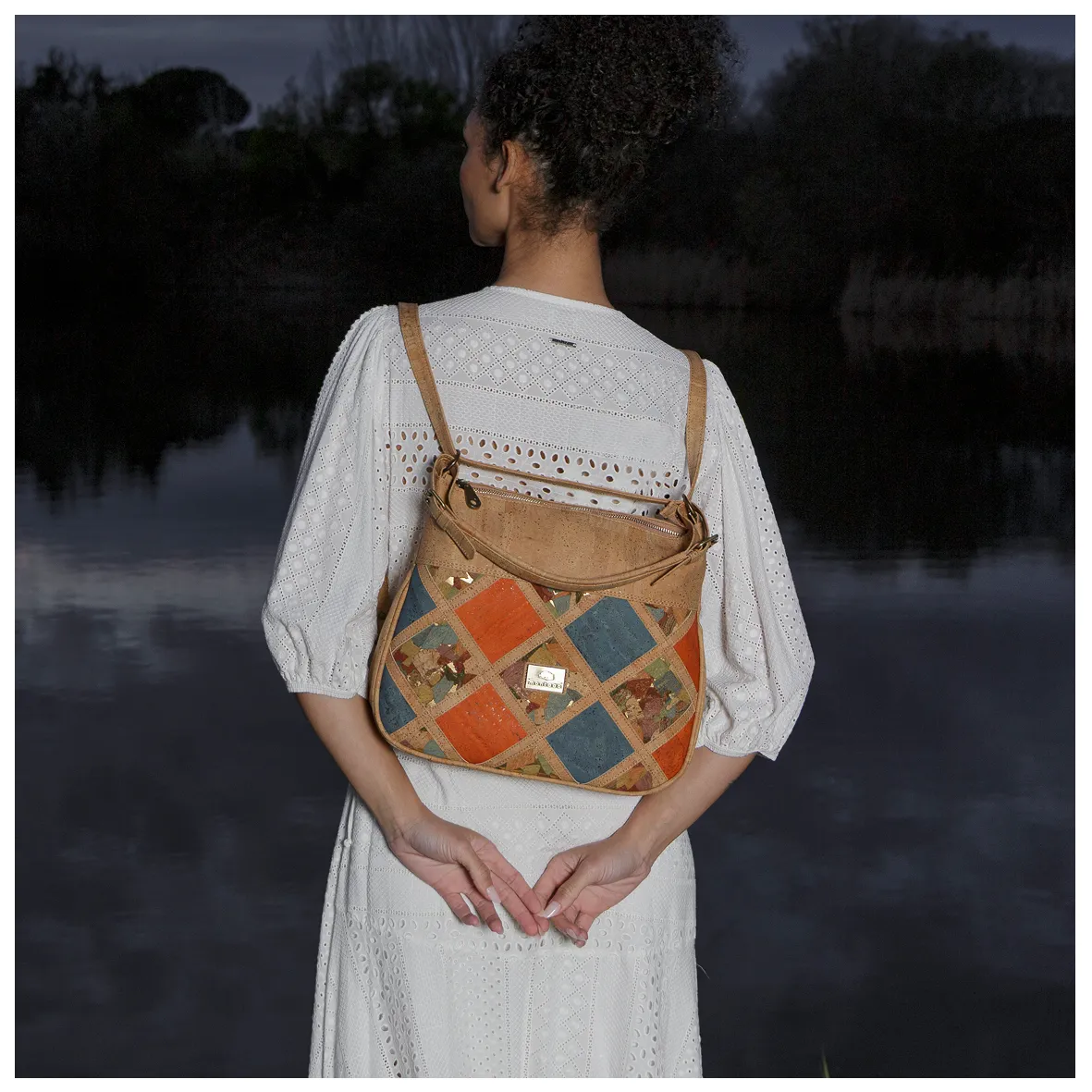 Bag and Backpack, 3 in 1 in Cork, Multifunctional