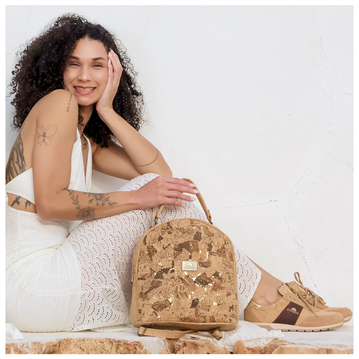 Cork Backpack with Functional Organisation