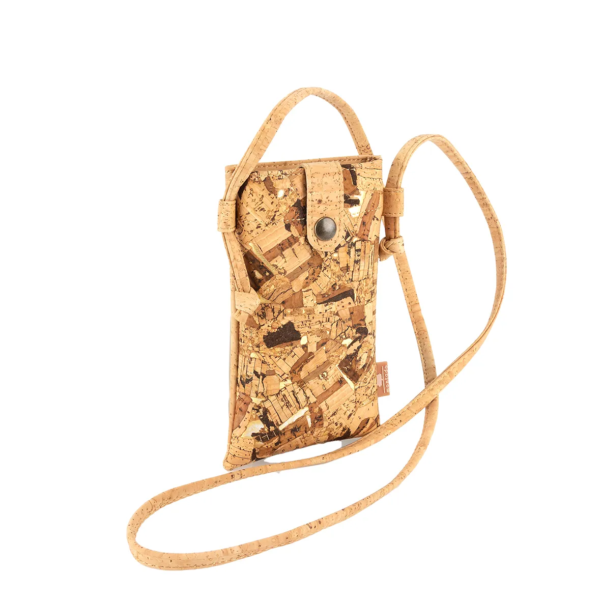 Bolsa em Cortiça Eco-friendly para Telemóvel - Natural Calçada