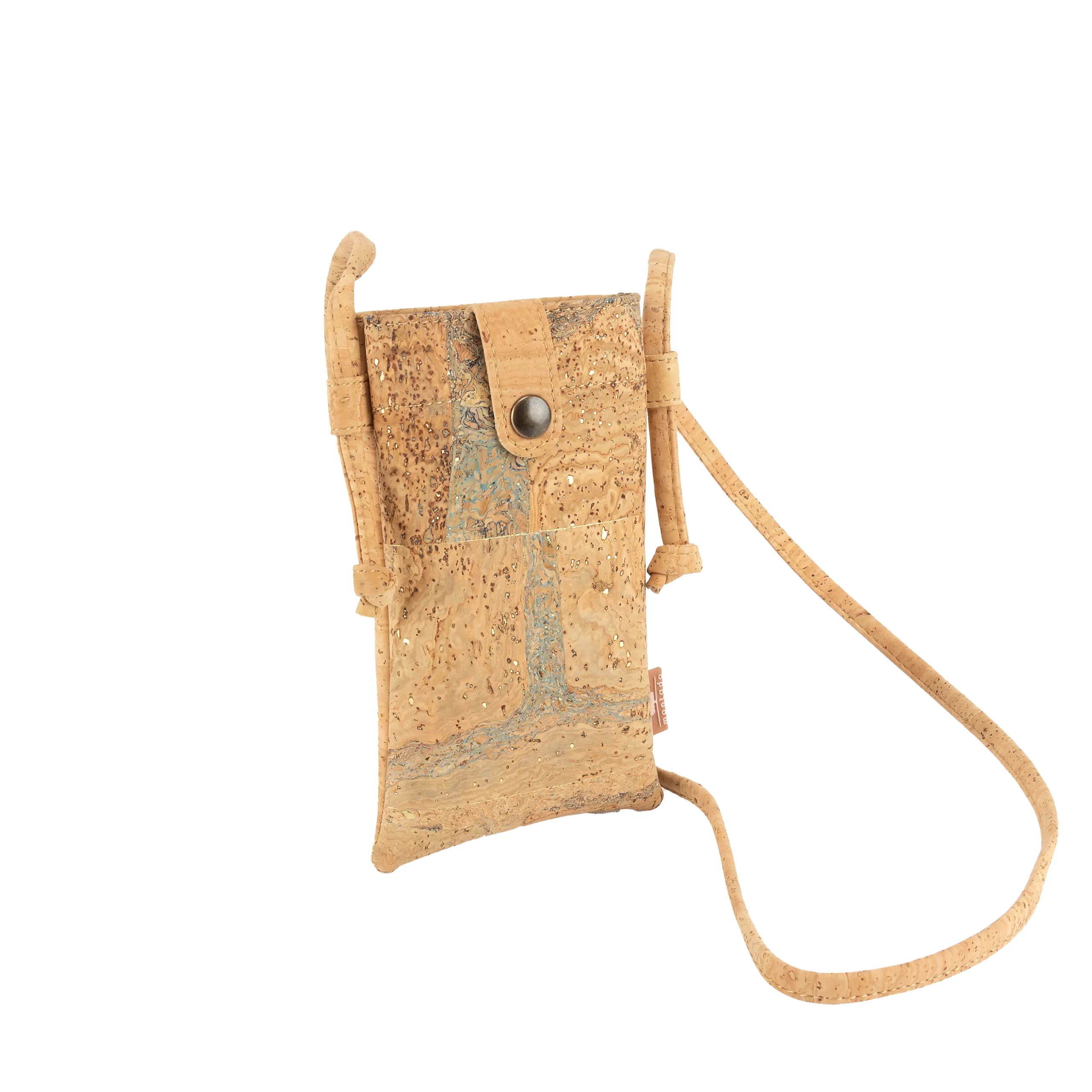 Bolsa em Cortiça Eco-friendly para Telemóvel - Natural Mapamontado