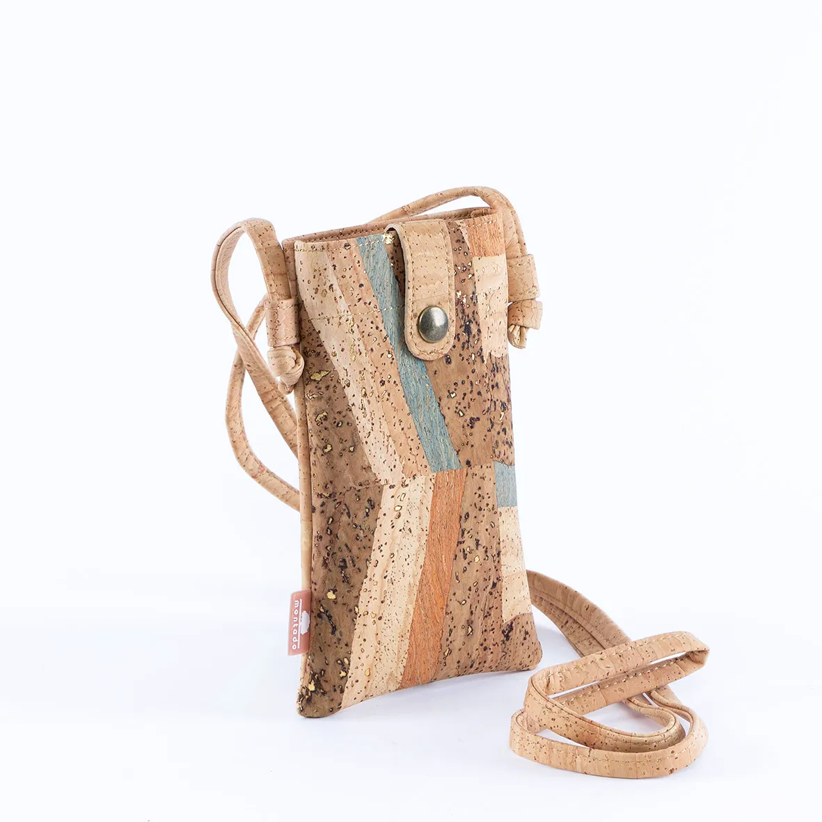 Bolsa em Cortiça Eco-friendly para Telemóvel - Natural Parquet