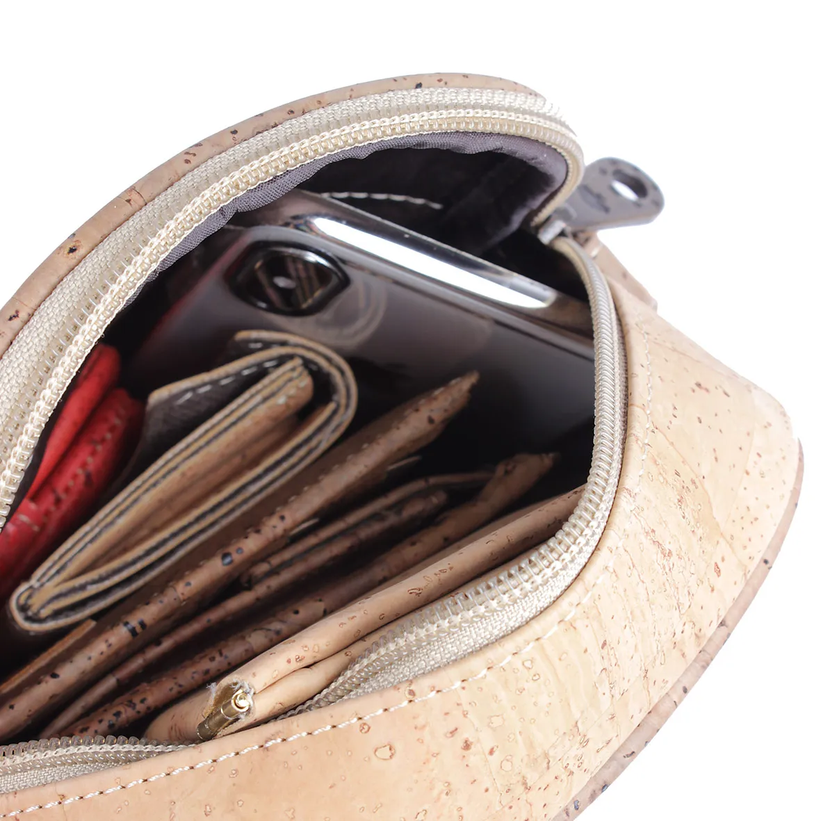 Eco-Friendly Small Compact Cork Shoulder Bag