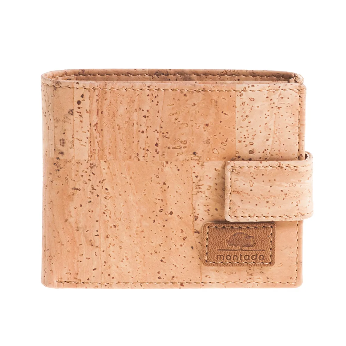 Porta-Moedas com Presilha em Cortiça Sustentável com Proteção Antirroubo RFID