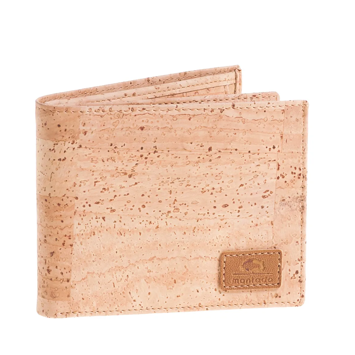 Porta-Moedas Clássico, Elegante e Funcional em Cortiça Sustentável com Proteção Antirroubo RFID - Natural