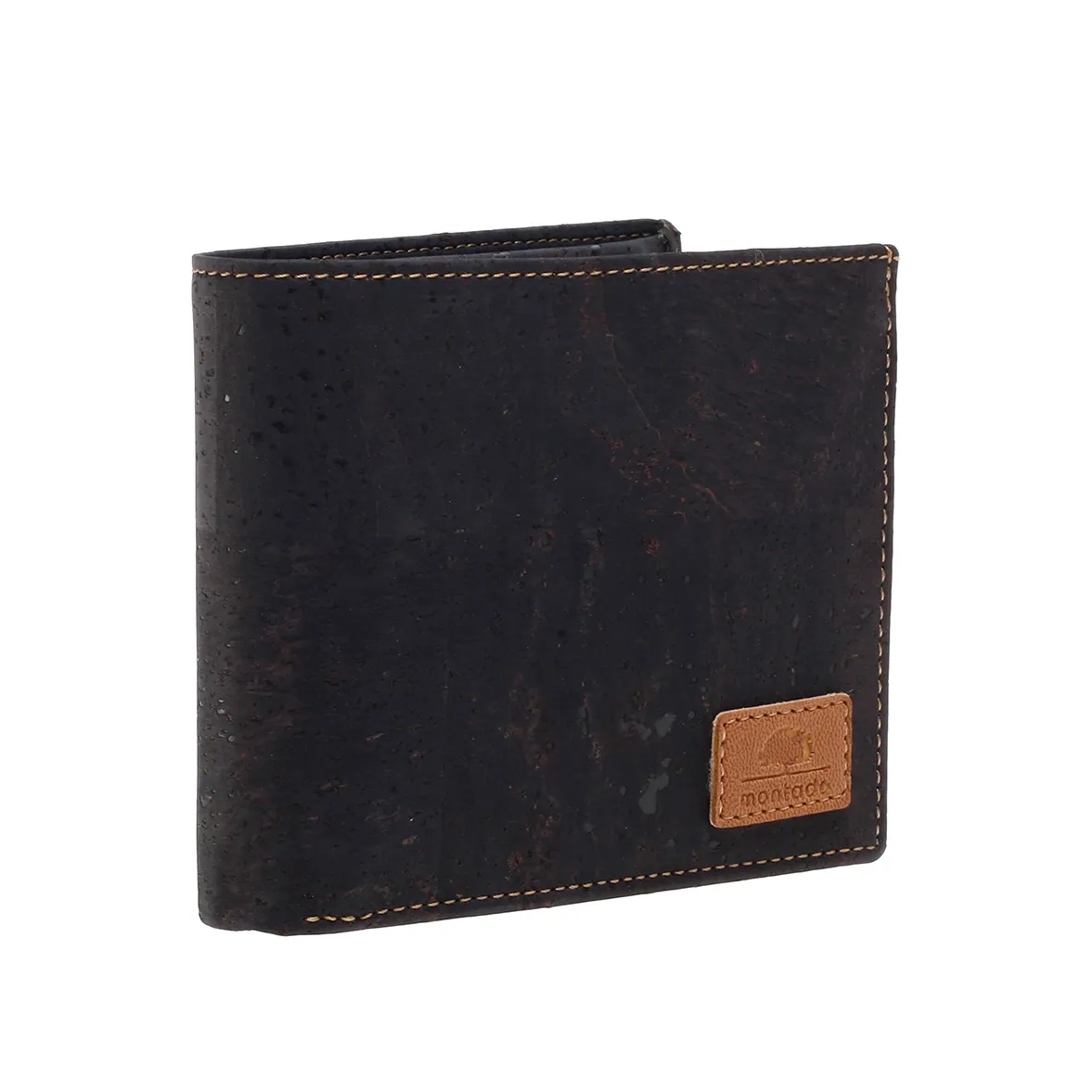 Porta-Moedas Clássico, Elegante e Funcional em Cortiça Sustentável com Proteção Antirroubo RFID - Preto