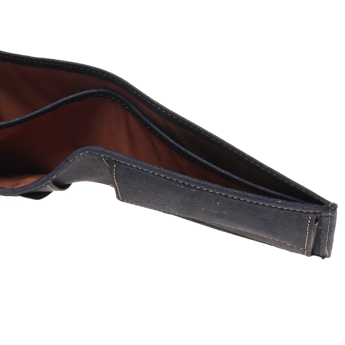 Porta-Moedas Elegante, Natural e Intemporal em Cortiça com Proteção Antirroubo RFID - Azul