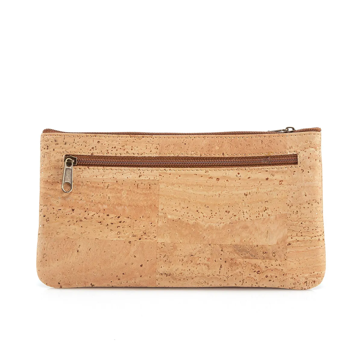 Porta-moedas Grande e Flexível para Senhora em Cortiça Eco-friendly com Proteção Antirroubo RFID