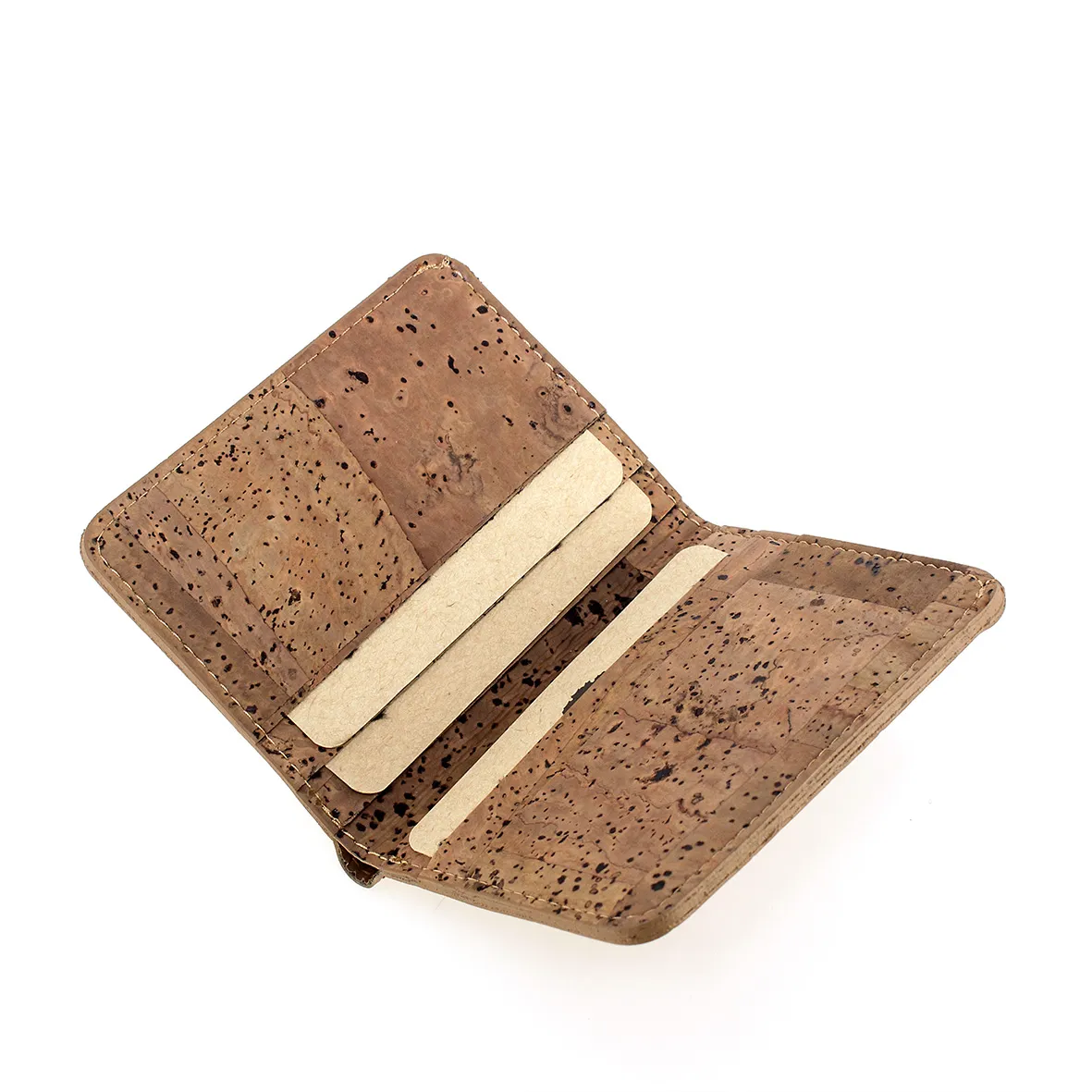 Compact Cork Hard Card Holder with RFID Anti-Theft Protection