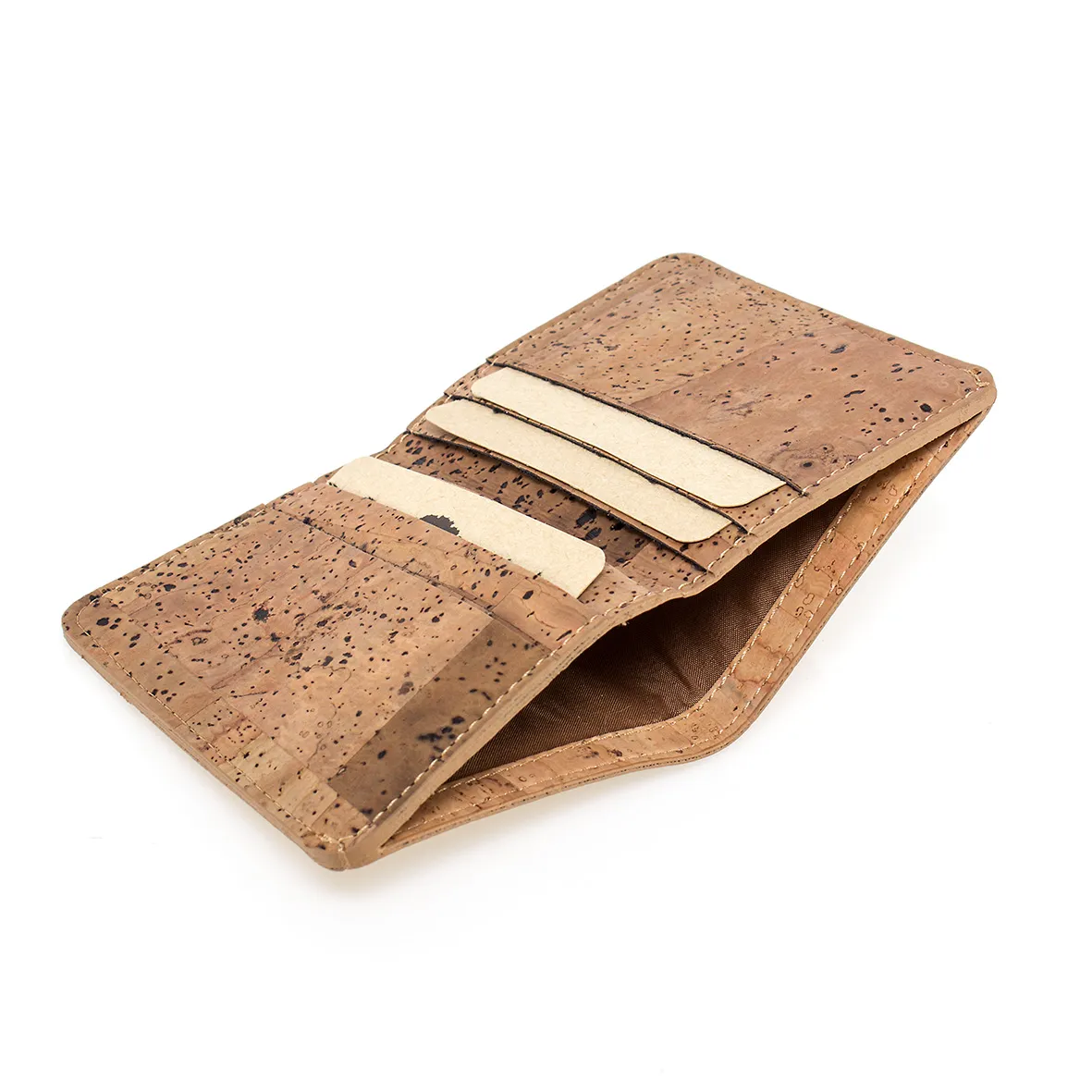 Compact Cork Hard Card Holder with RFID Anti-Theft Protection