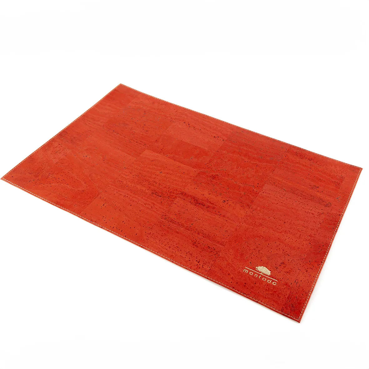 Individual de Mesa Sustentável em Cortiça - Vermelho