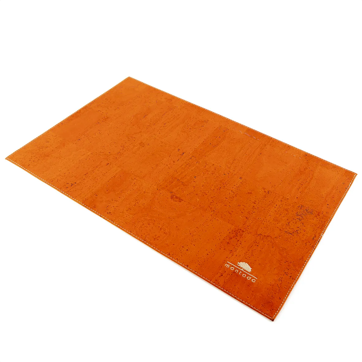 Individual de Mesa Sustentável em Cortiça - Laranja