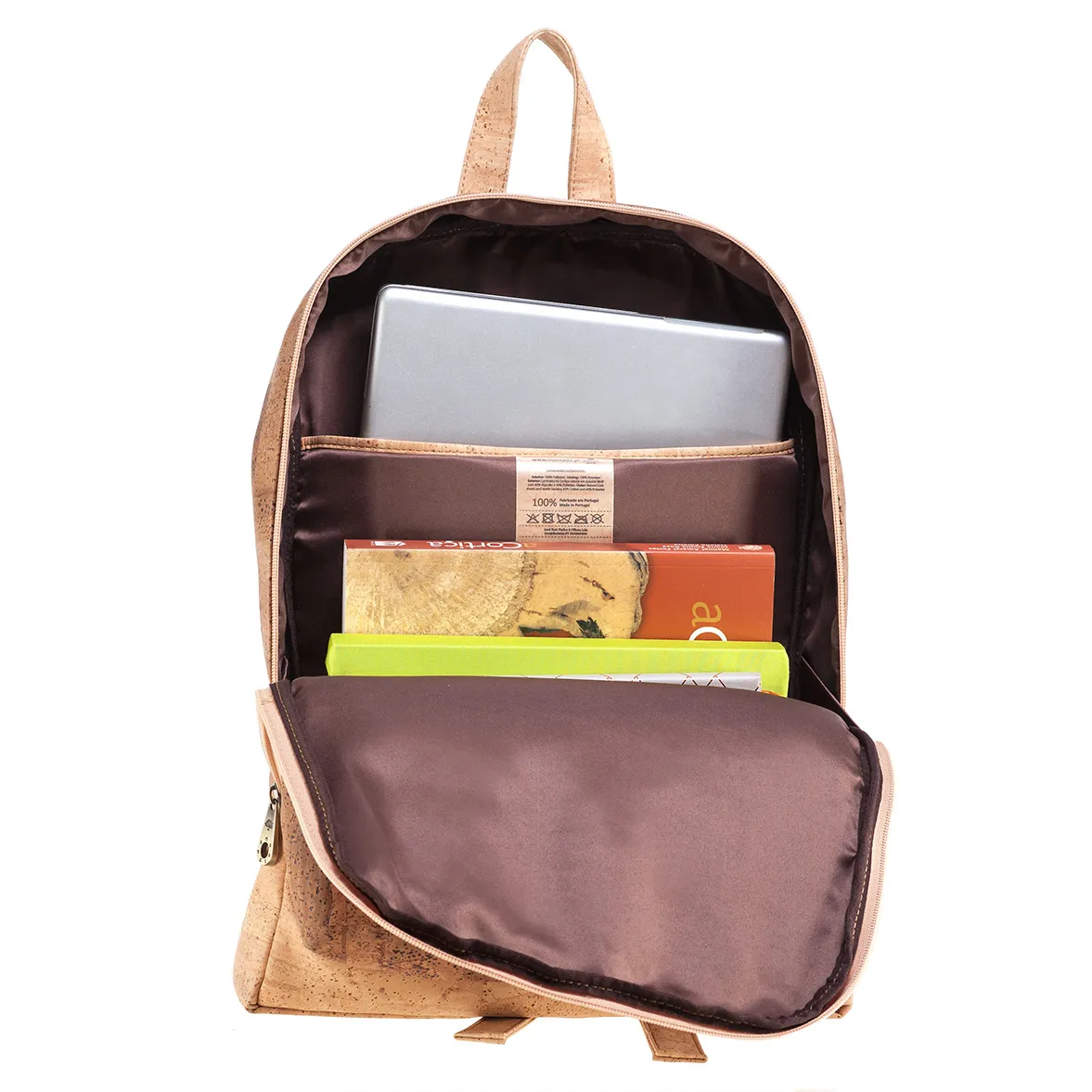 Mochila para Portátil 17" em Cortiça , Leve, Funcional e Sustentável