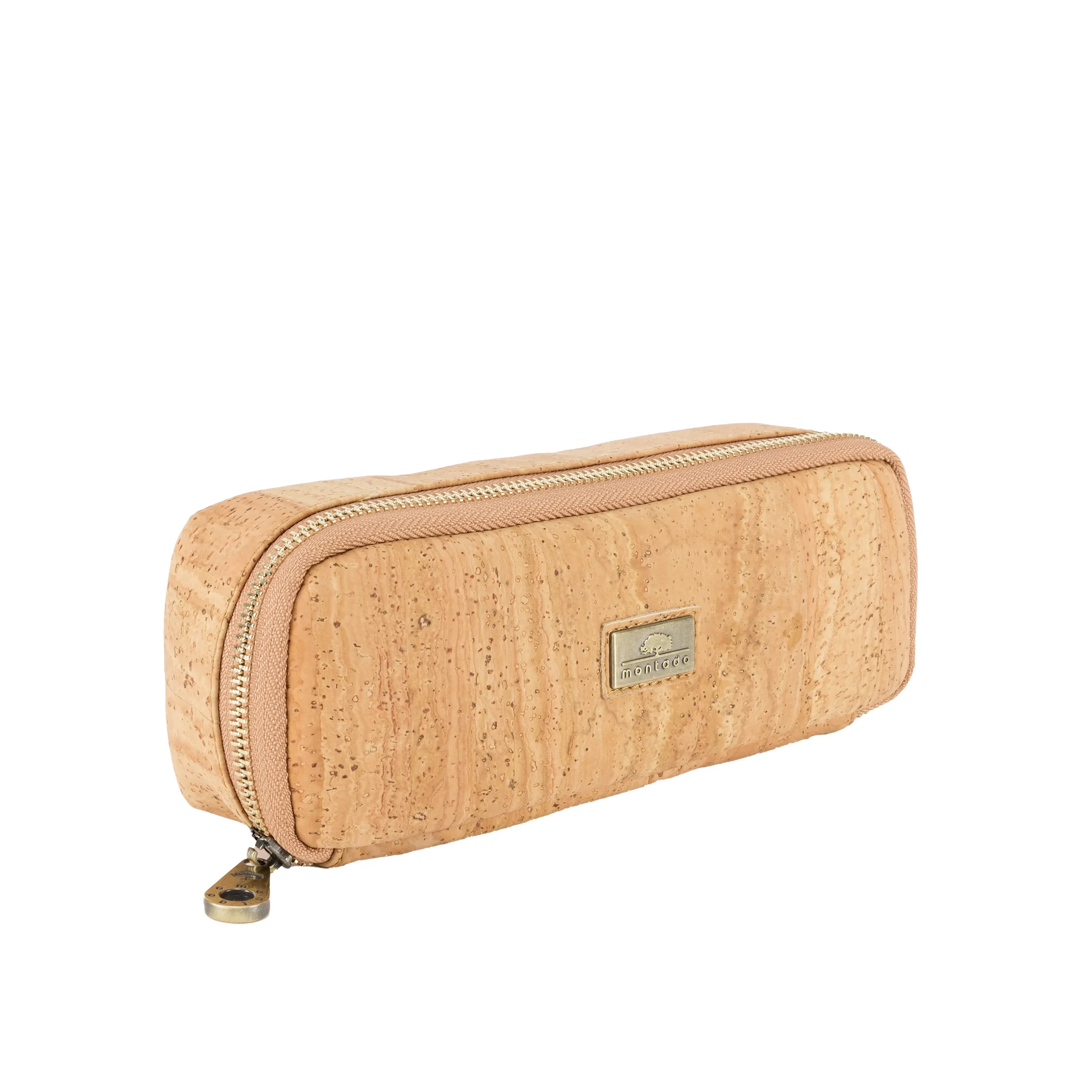 Natural Cork Cosmetic Bag or Pouch, Compact and Eco-friendly