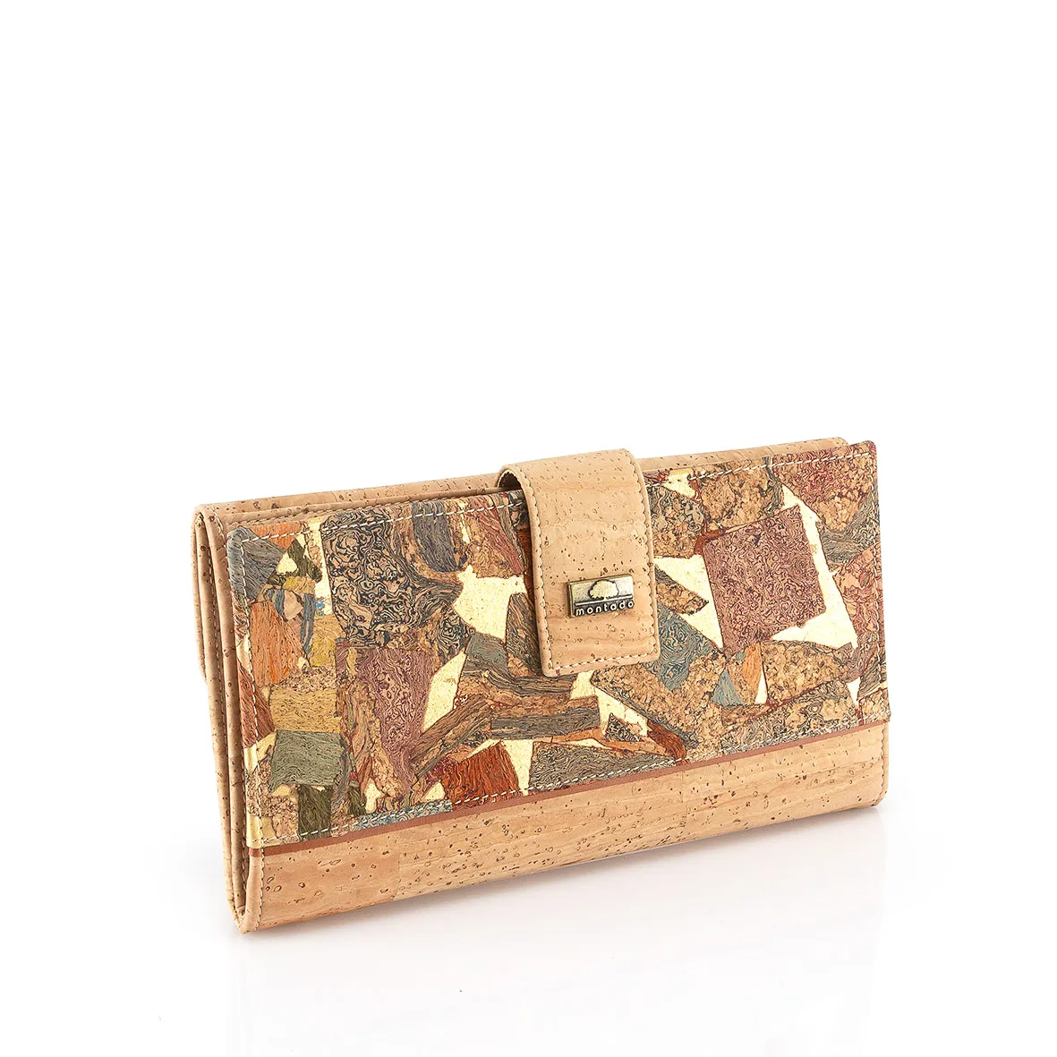 Porta-Moedas em Cortiça, Tamanho Grande e Estruturado, com Proteção Anti-roubo RFID